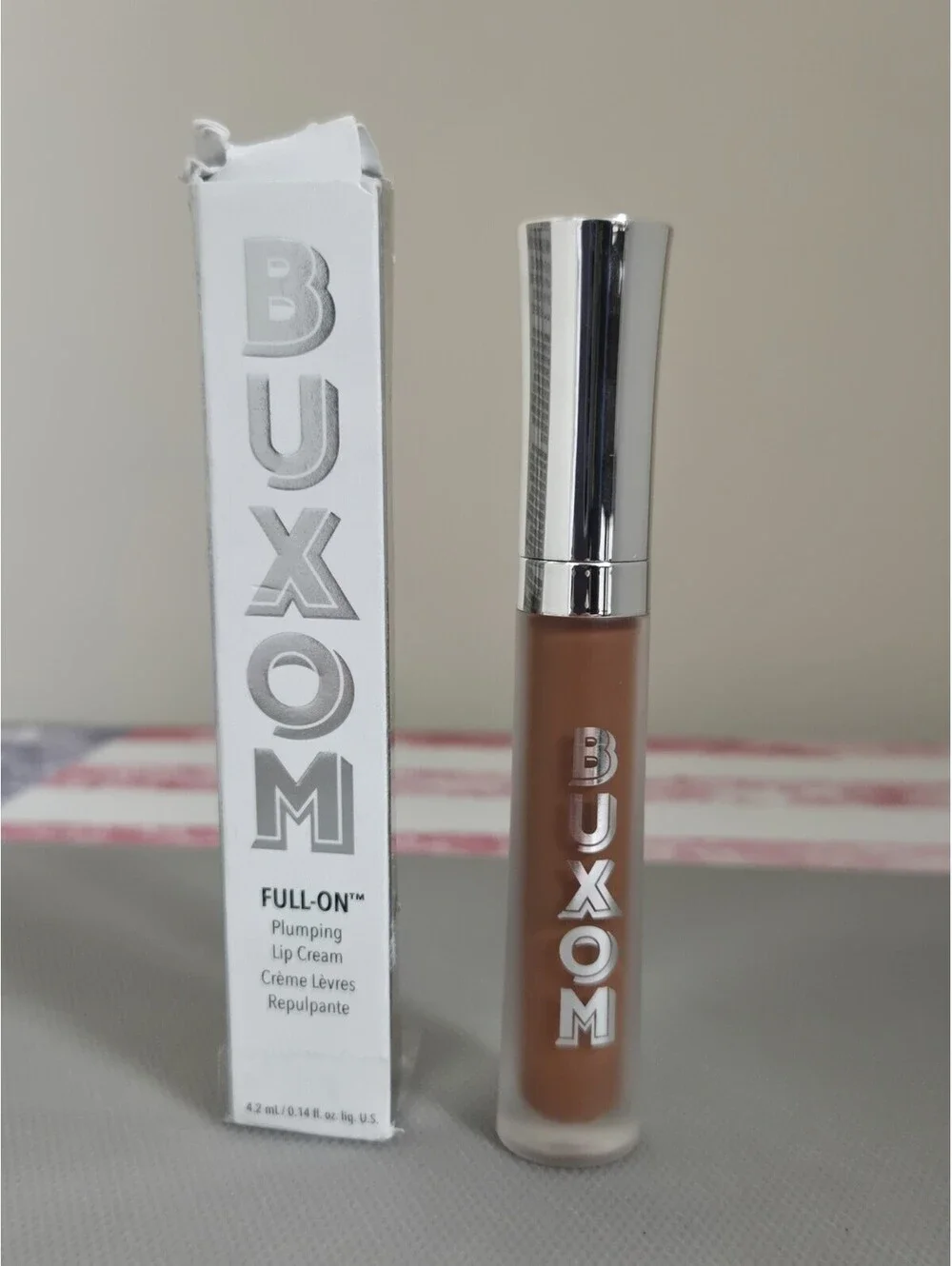 Buxom Full-On Plumping Lip Cream Sangria Full Size Lip Gloss New In Box 4.2ml